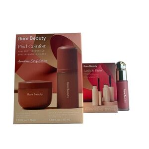 Rare Beauty Find Comfort Mini Body set + Lash & Brow Essentials Set. BRAND NEW